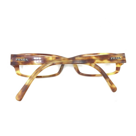 Prada VPR 19L 4BW-1O1 Tortoise Brown Eyeglasses Frames 52-16 135 Italy Designer - Picture 11 of 12